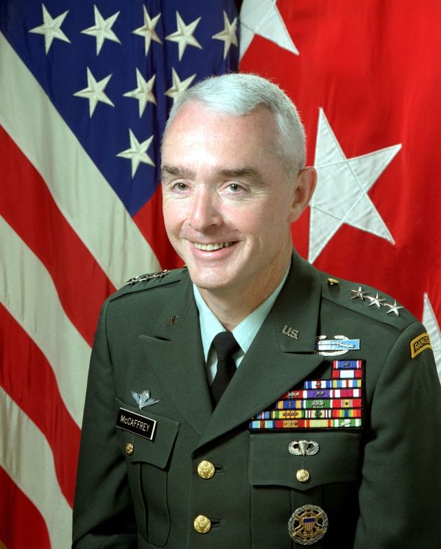 Barry McCaffrey, americký generál | Foto: wikipedia