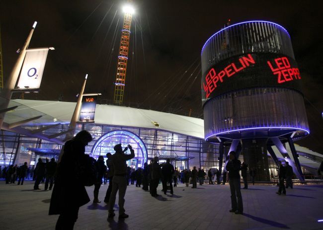 O2 Aréna, tam se odehrál koncert Led Zeppelin. | Foto: Reuters