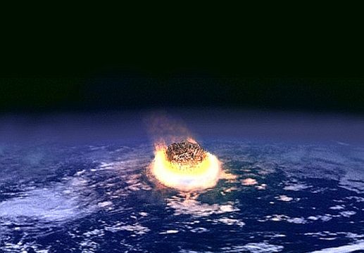 Dopad Chixculubského meteoritu, jak jej vidí umělec NASA. | Foto: NASA