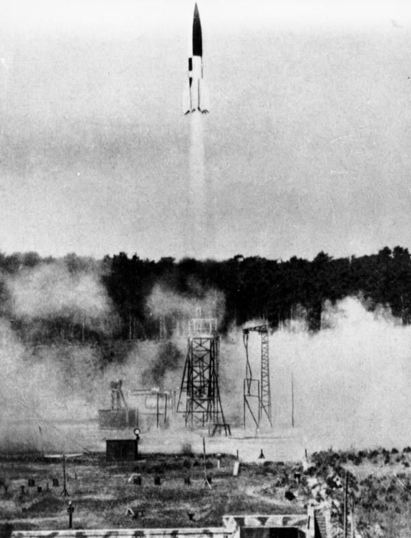 Start balistické rakety V-2. | Foto: Archiv Jiřího Rajlicha