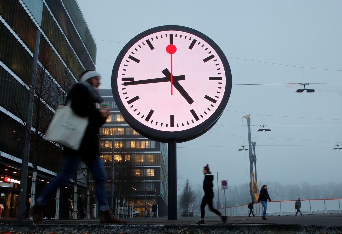 Czechs sleep on Sundays.  Daylight saving time ends, the clock moves from 03:00 to 02:00