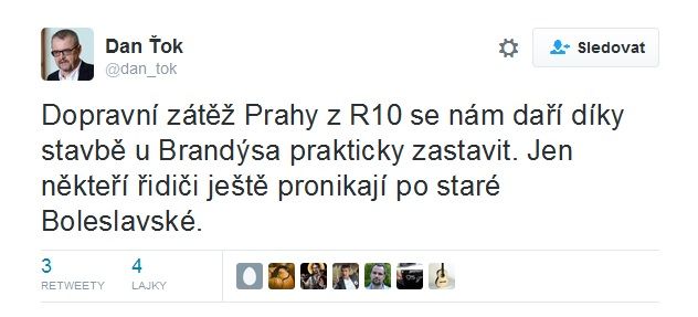 A ministr dopravy raději loni přenechal svůj účet recesistům poté, co se ztrapnil tweetem o tom, že chudáci ministři nedorazí včas na výjezdní zasedání vlády kvůli srážce pendolina s kamionem ve Studénce. Později se ukázalo, že při neštěstí zemřeli tři lidé. | Foto: Domácí