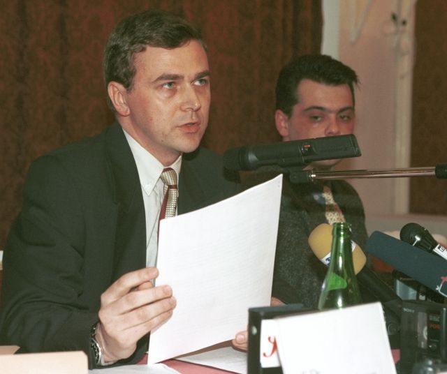 Pavel Tykač, generální ředitel Motoinvestu v dubnu 1997. | Foto: ČTK