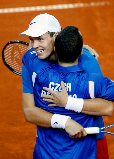 Radek Štěpánek a Tomáš Berdych | Foto: Reuters