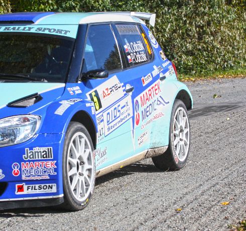 Odložilík skončil na jesenické rallye třetí. | Foto: Lukáš Drštička