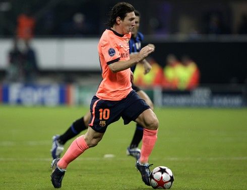 Lionel Messi v akci | Foto: Sport