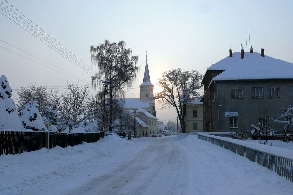 Pohled na zasněženou Krounu na Vysočině | Foto: David Sedláček