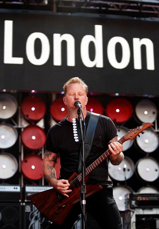 Metallica sklidila ve Wembley bouřlivý ohlas. | Foto: Reuters