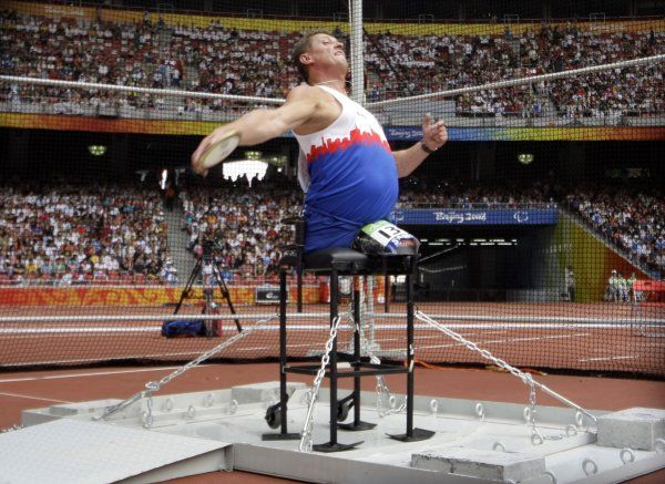 Český reprezentnat v hodi diskem Josef Štiak. | Foto: Reuters