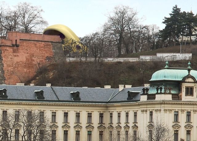 Výřez pohledu přes Strakovu akademii. | Foto: Future Systems