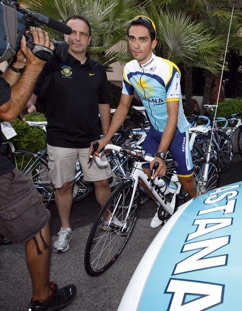 Jezdec stáje Astana Alberto Contador | Foto: Sport