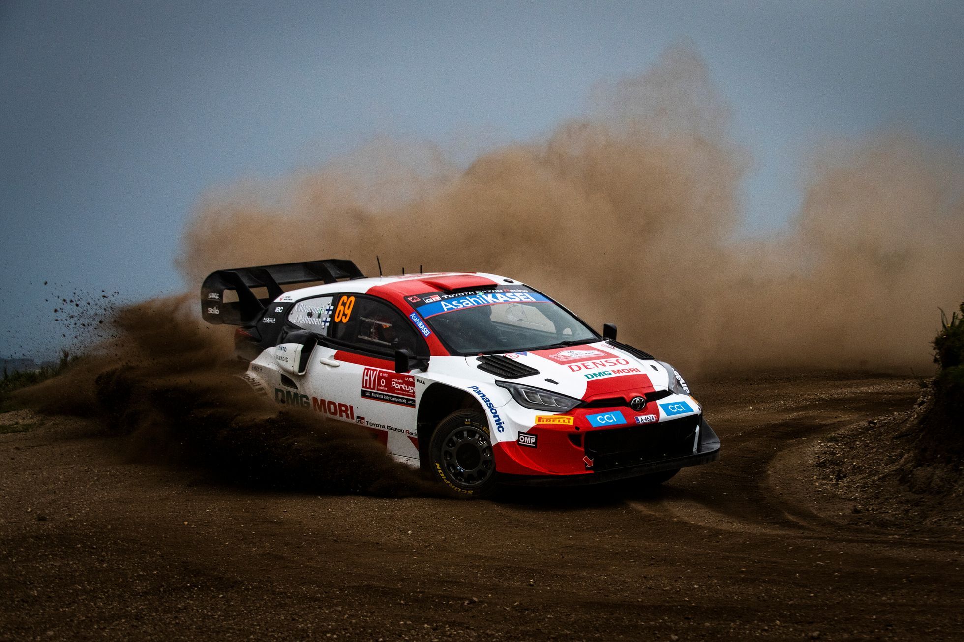 Rovanperä organizes world rallies.  In Portugal, he won the competition for the third time in a row
