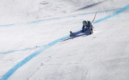 Pád se nevyhnul ani Danielel Merighettiové | Foto: Sport