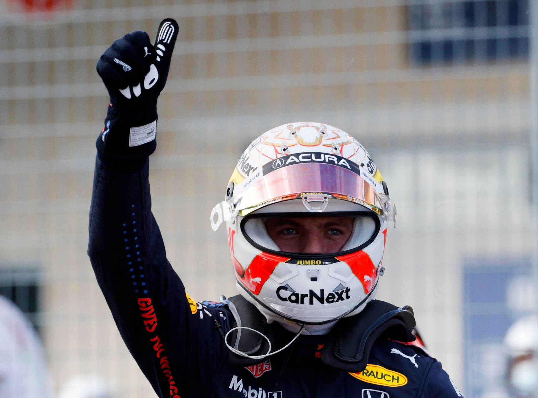 Verstappen won the United States Grand Prix ahead of Hamilton and Pérez