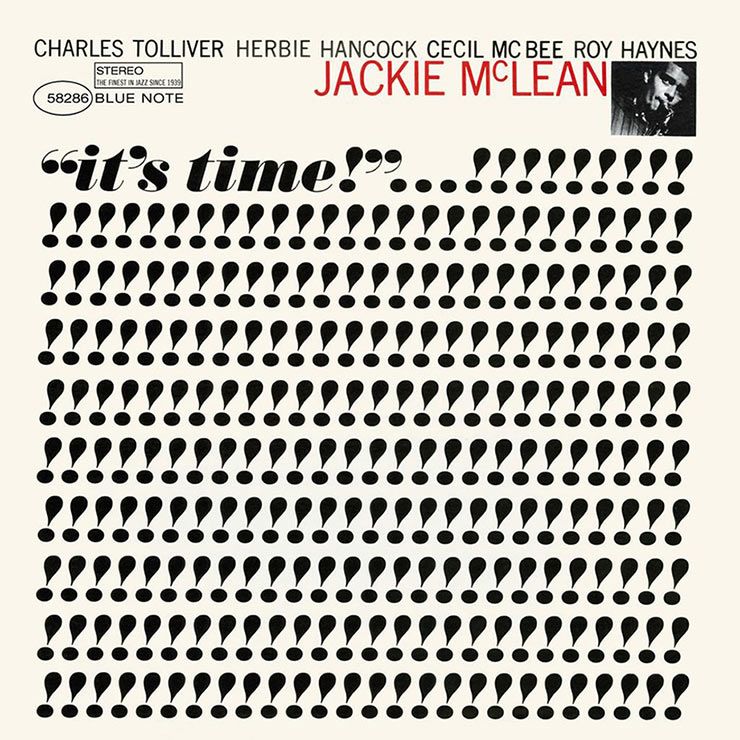 Obal alba It’s Time! od Jackieho McLeana z roku 1965.