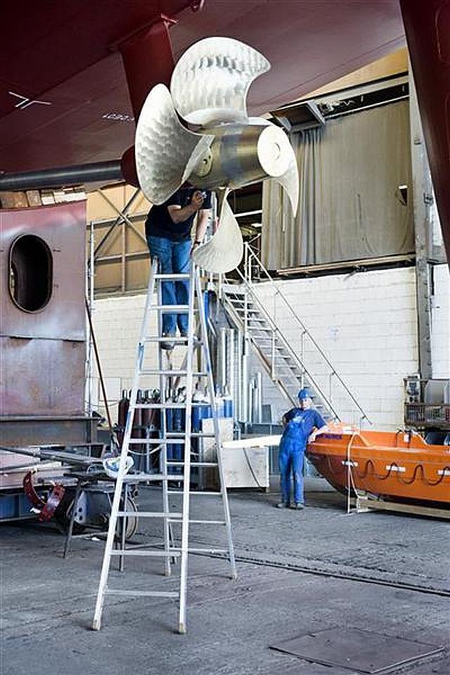 Stavba nové lodi Greenpeace. | Foto: Greenpeace