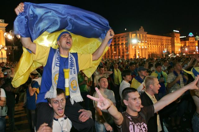 Ukrajinci se vyrovnávají s prohrou. | Foto: Gleb Garanich