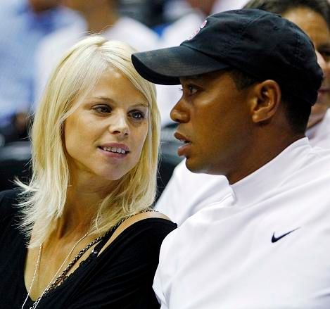 Tiger Woods a Elin Nordgrenová | Foto: Reuters