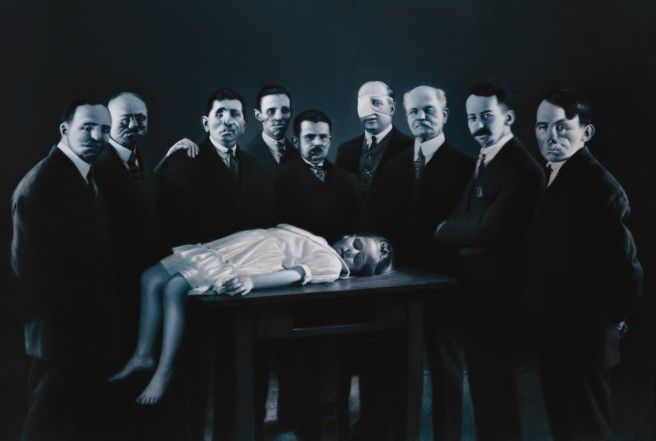 Zjevení III (Uvedení do chrámu), 1998. | Foto: Gottfried Helnwein