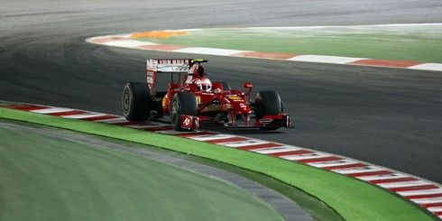 Kimi Räikkönen při tréninku na VC Singapuru | Foto: Sport