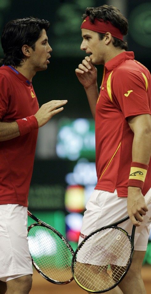 Fernando Verdasco a Feliciano Lopez se radí | Foto: Sport