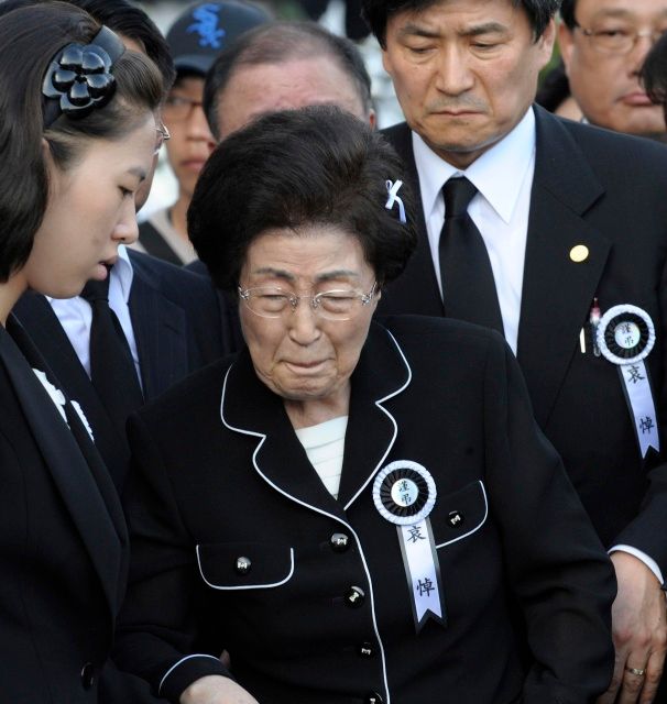 Lee Hee-ho - vdova po zesnulém Kim Te-džungovi. | Foto: Reuters