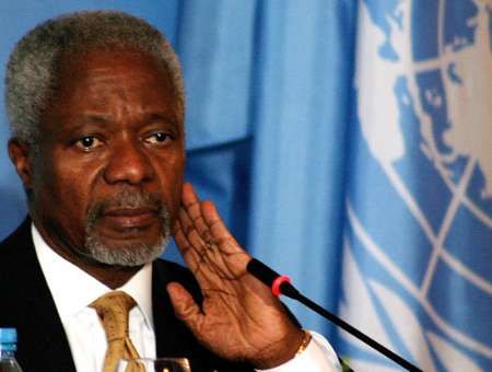 Generální tajemník OSN Kofi Annan | Foto: Aktuálně.cz