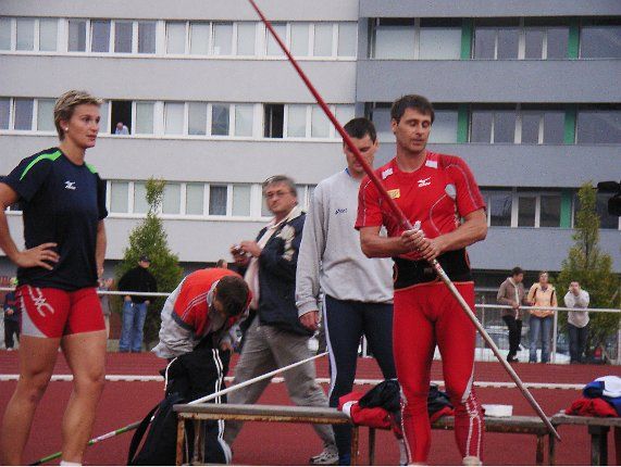 Česká oštěpařská elita: Barbora Špotáková a Jan Železný. | Foto: Zuzana Hronová