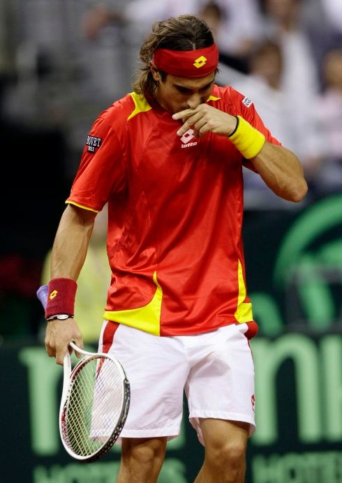 David Ferrer ve finále Davis Cupu | Foto: Reuters