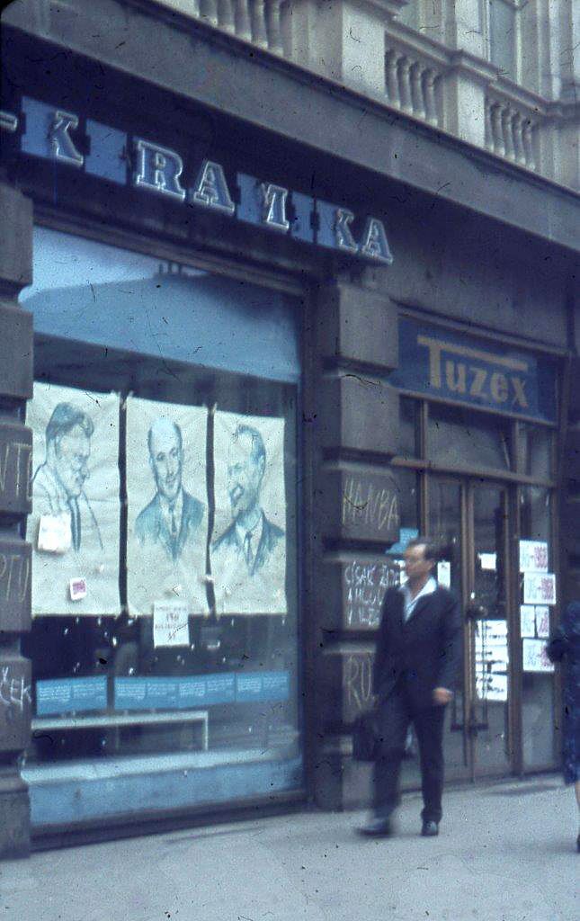 Národní třída v Praze, 28. srpna 1968 | Foto: Archiv Milana Vlčka