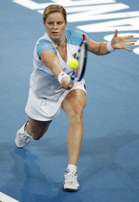 Kim Clijstersová ve finále turnaje v Brisbane | Foto: Sport