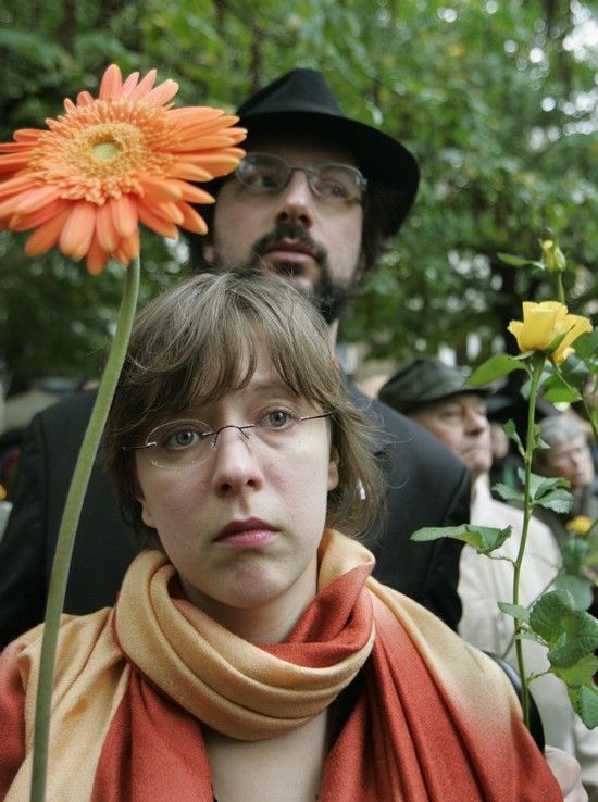 Účastníci protestu v Bruselu. | Foto: Reuters