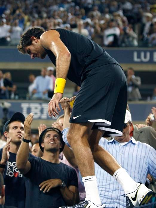 Del Potro slaví vítězství | Foto: Reuters