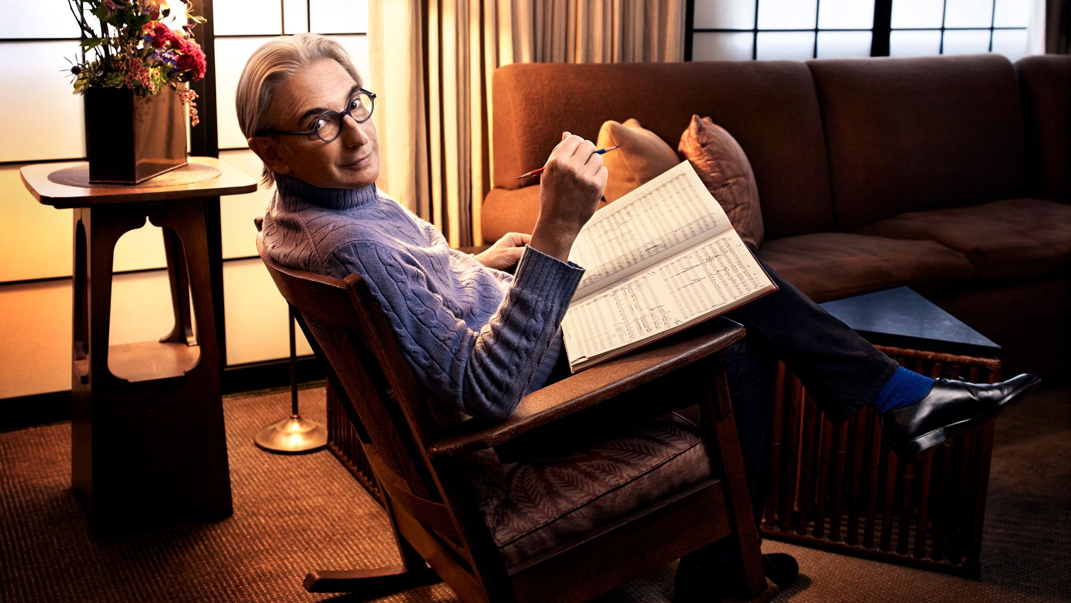 Get dressed, you’re leading in twenty minutes.  World star Michael Tilson Thomas is coming