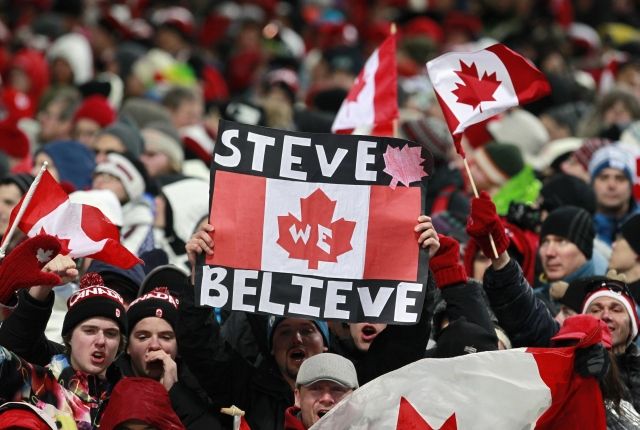 Fanoušci Steve Omischla. | Foto: Reuters