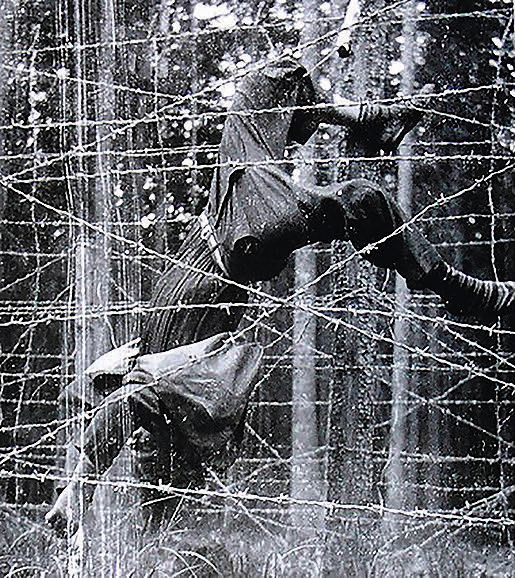 Dobová fotografie: útěk před komunismem | Foto: Reprodukce: Západočeská galerie v Plzni