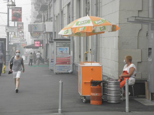 Nehledě na to, že je víkend, moskevské ulice jsou skoro prázdné | Foto: Jiří Just, Moskva