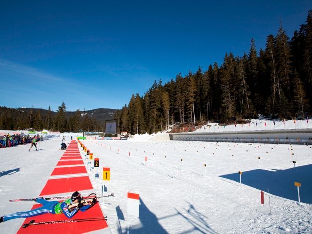 Tady je střelnice pro biatlon | Foto: Vancouver 2010