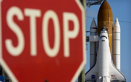 Dnes je poslední den, kdy jsou příhodné podmínky ke startu raketoplánu Atlantis. | Foto: Reuters