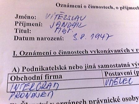 Herec a bývalý ministr kultury si přivydělal jako umělec. "To je reprízovné," říká Jandák. | Foto: Aktuálně.cz