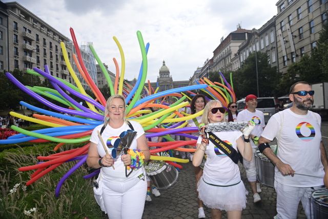 Průvod Prague Pride 2022. | Foto: ČTK