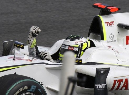 A Jenson Button může slavit | Foto: Sport