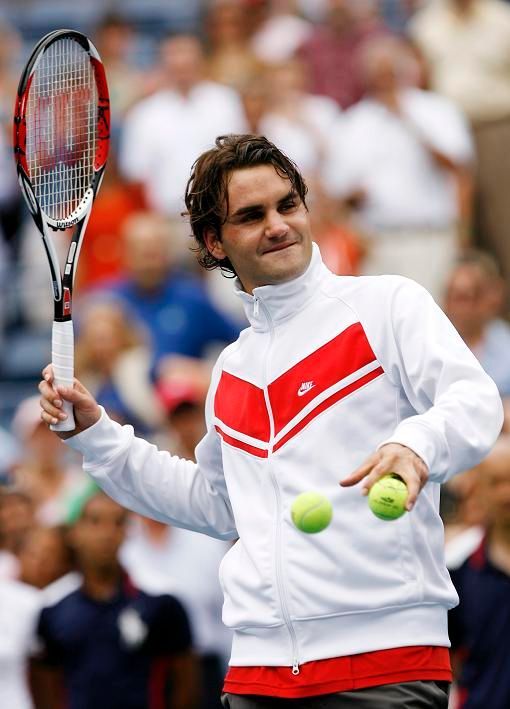 Švýcarský tenista Federer překypuje štěstím. Stihl postoupit do finále US Open | Foto: Reuters