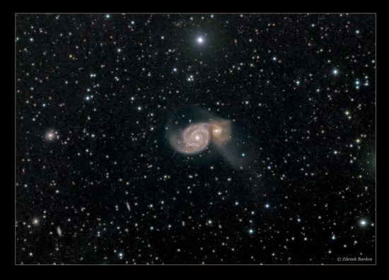 Vírová galaxie M51. | Foto: Zdenek Bardon