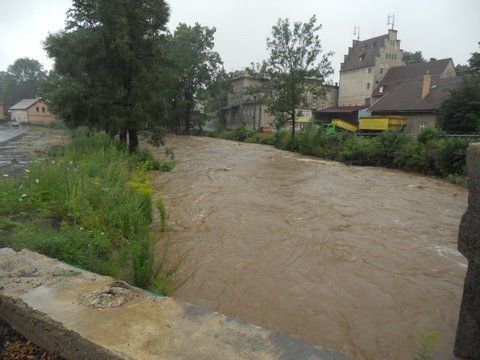 Řeka Smědá v obci Raspenava. | Foto: Lenka Horáková