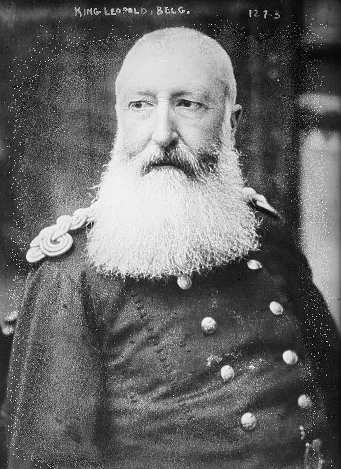 Belgický král Leopold II. v roce 1903 | Foto: Library of Congress.