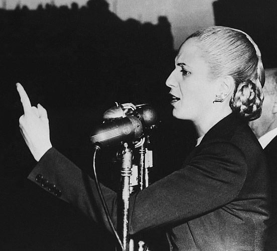 Evita to odmítla, zřejmě i na nátlak svého manžela. | Foto: Wikimedia Commons