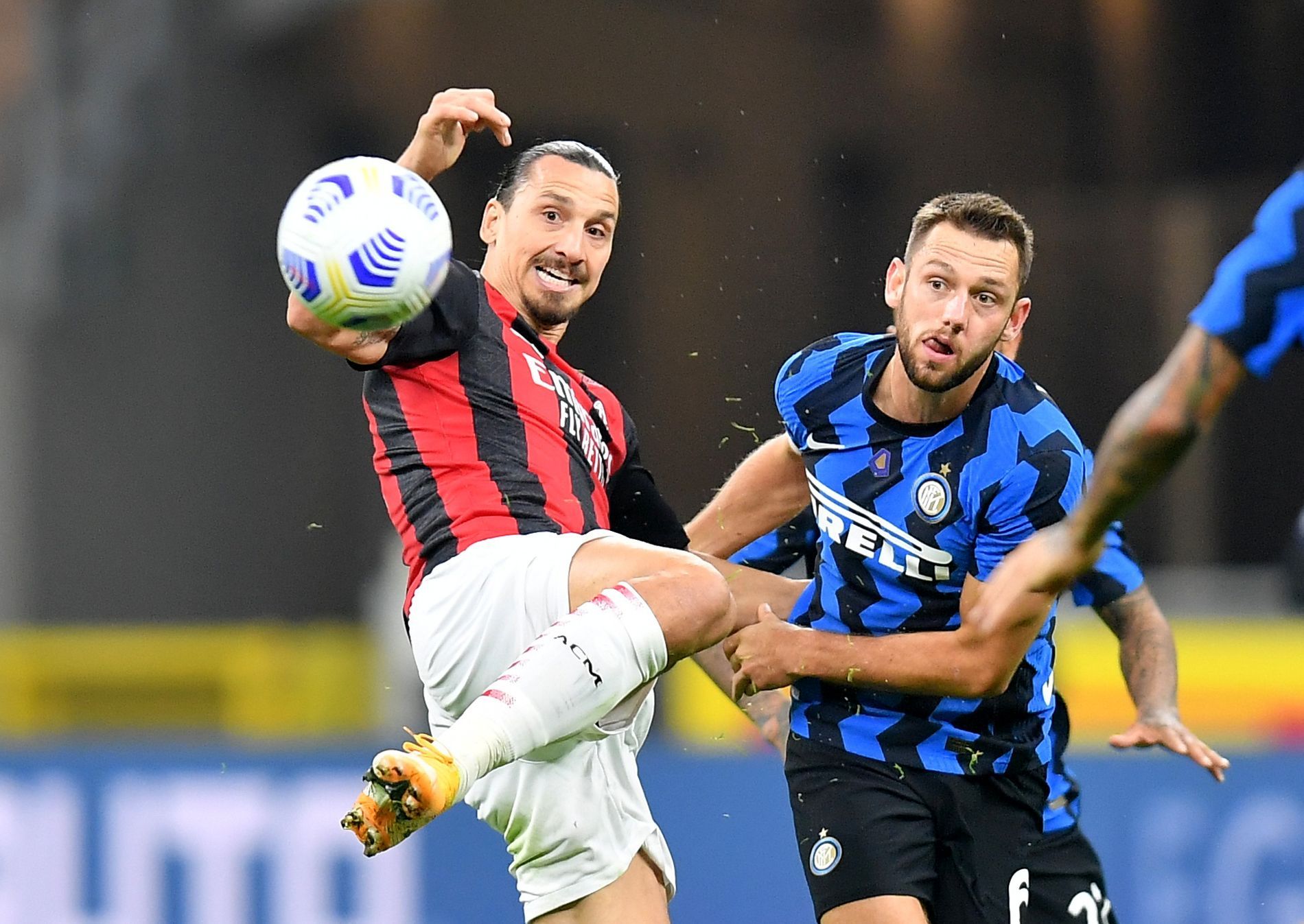 He wasn’t stopped by a coronavirus either.  Healing Ibrahimovic managed the Milan derby with two goals