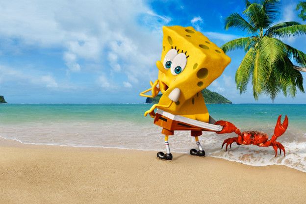 2. SPONGEBOB VE FILMU: HOUBA NA SUCHU. Bizarní dobrodružství mycí houby SpongeBoba a jeho nerozlučného kamaráda mořské hvězdice Patricka už podruhé v historii neuvidíme na televizních obrazovkách, nýbrž v kinech. Zatímco první film z roku 2004 byl stejně jako seriál zhotoven v klasické dvojrozměrné animaci, nyní se SpongeBob popere s dimenzí navíc. Jako obvykle se ústřední zápletka bude točit kolem ukradeného receptu na báječný Krabí hambáč, který tentokrát odcizí pirát Hambivous (Antonio Banderas). V českých kinech od 5. února 2015. | Foto: paramount pictures