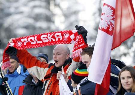 Radost polských fanoušků | Foto: Reuters